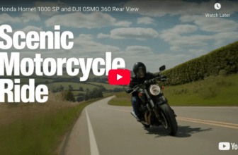 Motovlogging Home 6 Honda Hornet 1000 Sp And Dji Osmo 360 Rear View Motovlogging