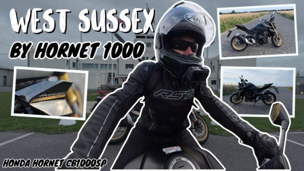 Riding West Sussex On Honda Cb1000Sp Hornet Using A Dji 360