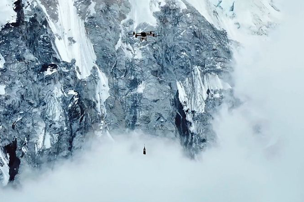 Dji Puts Drones To The Test On The World'S Highest Peak 2 Dji Delivery Drone Transports Supplies On The South Slope Of Mount Everest 1.Png