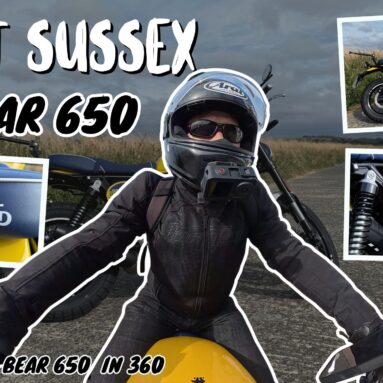 Riding West Sussex on a Bear 650 using a DJI 360 – Watch Now