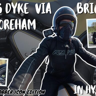 Fast-Paced Hyperlapse Motorcycle Ride Devils Dyke to the Coast
