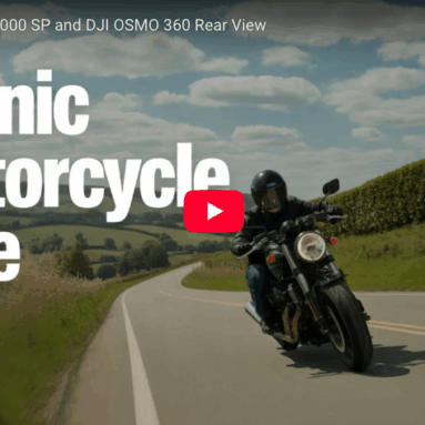 Honda Hornet 1000 SP and DJI OSMO 360 Rear View