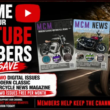 Join the Modern Classic Motorcycle News YouTube Membership and Get Two Digital Magazine Issues Free