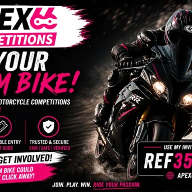 Win Your Dream Motorcycle with Apex66 Competitions